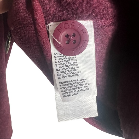 THE NORTH FACE Pullover Fitted Hoodie in Merlot Size Large - Picture 5 of 6